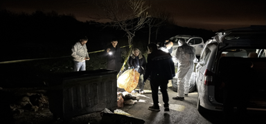 ��p kutusunda �l� bulundular