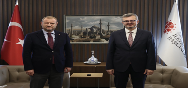 �leti�im Ba�kan� Duran, RT�K Ba�kan� Dani� ile bir araya geldi