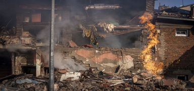 Erzurum'da do�al gaz pani�i