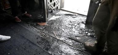 Siyonist �srailliler Bat� �eria'da bir camiyi kundaklad�