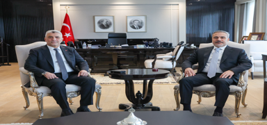 Bakan Fidan ile Bolat bir araya geldi