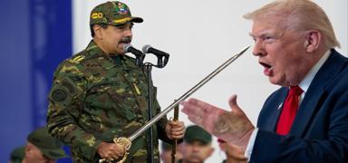 Trump'�n verdi�i m�hlet doldu! Maduro'ya '�lkeyi terk et' bask�s�