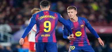 Barcelona kazand�, Atletico'nun 14 ma�l�k serisi sona erdi