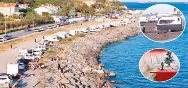 Denize s�f�r karavan batakl���