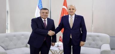 T�rkiye��zbekistan hatt�nda yeni i�birli�i mesajlar�: Kurtulmu� ve �smailov bir araya geldi