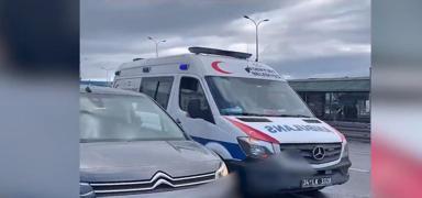 Ambulans�n ge�mesine engel olmu�tu! Bakan Yerlikaya: Gere�i yap�ld�