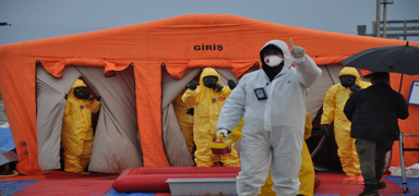 Mersin'de 'Tam �l�ekli Radyasyon Acil Durum Tatbikat�' yap�ld�