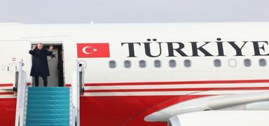 Cumburba�kan� Erdo�an'�n T�rkmenistan ziyareti tamamland�