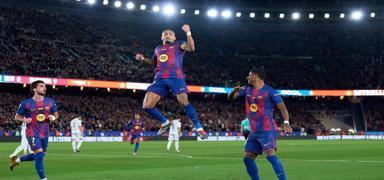 Raphinha att�, Barcelona kazand�