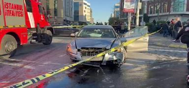 Arac�n kalabal��a dald��� kazadan ac� haber