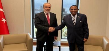 D��i�leri Bakan Yard�mc�s� Kulakl�kaya, Sudan Ba�bakan� �dris ile g�r��t�