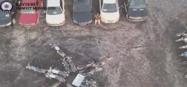 De�eri 21 milyon TL'yi a��yor... Kayseri'de �ase oyunu bozuldu: 'Change ara�lar' ele ge�irildi