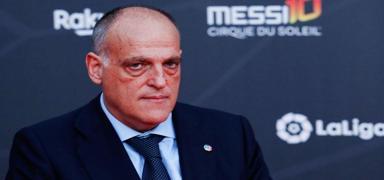 Javier Tebas'tan Real Madrid'i hedef alan s�zler