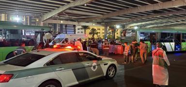 Mekke'de T�rk kafilesine otob�s �arpt�