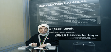 Emine Erdo�an: K�llerinden do�acak bir Gazze'ye inan�yoruz