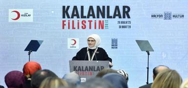 Emine Erdo�an'dan 'Hanzala' mesaj�: Art�k bize y�z�n� d�ns�n