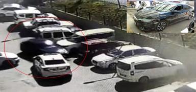 Hastane �n�nde facian�n e�i�inden d�n�ld�! 7 ara� hasar g�rd�