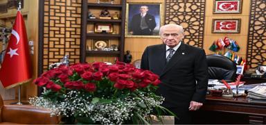 Cumhurba�kan� Erdo�an'dan Bah�eli'ye yeni ya� ve yeni y�l tebri�i