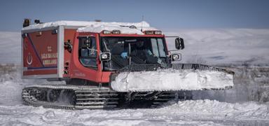 Aya�� k�r�lan �ocu�un imdad�na paletli ambulans yeti�ti