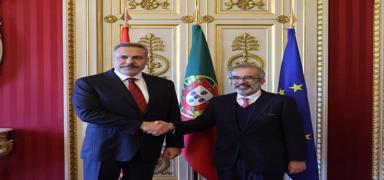 Bakan Fidan Lizbon'da Portekizli mevkida�� Rangel ile g�r��t�