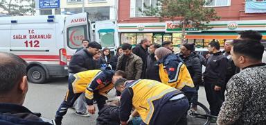 Tekirda�'da bisiklet kazas�... 1 yaral�