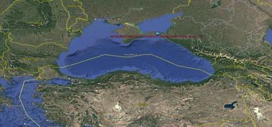 T�rk gemisi Ker� Bo�az�'nda karaya oturdu