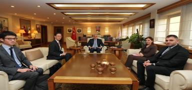 T�rkiye�Japonya hatt�nda g��l� i� birli�i ata��... Bakan Ersoy, Tamura ile g�r��t�