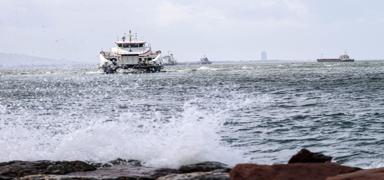 �iddetli r�zgar vapur seferlerini aksatt�