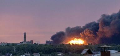 Cephede s�cak geli�me: �HA sald�r�s�nda petrol deposu yand�