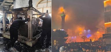 �ran'da camiler ve Kur'an-� Kerim hedefte