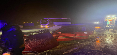 Samsun'da zincirleme kaza... 4 ara� birbirine girdi