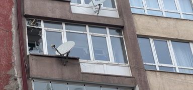 Sivas'ta bir evde kombi patlad�