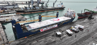 T�rkiye'den Gazze'ye yard�m eli: 20. '�yilik Gemisi' yola ��kt�