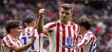 Atletico Madrid, S�rloth ve Almada ile kazand�