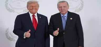 Cumhurba�kan� Erdo�an, Trump'la g�r��t�! Suriye ve Gazze konusu ele al�nd�