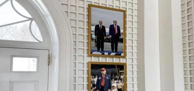 Beyaz Saray'da 'Putin' detay�: Salonda sergileniyor