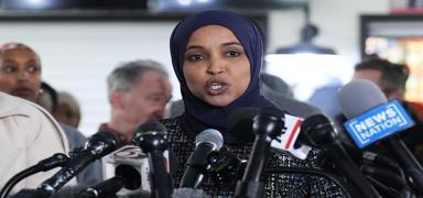 �lhan Omar'dan Trump'a su�lama: �l�m tehditleri art�yor