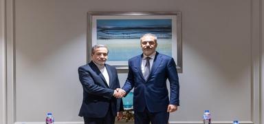 Bakan Fidan, Arak�i ile �stanbul'da g�r��t�