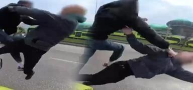 U�an tekmeli kavgan�n bedeli a��r oldu