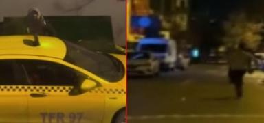 Taksi h�rs�z� neye u�rad���n� �a��rd�