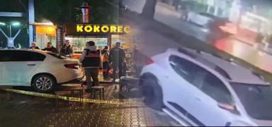 G�venlik kameras� her �eyi kaydetti! Kokore��ide kanl� sald�r�