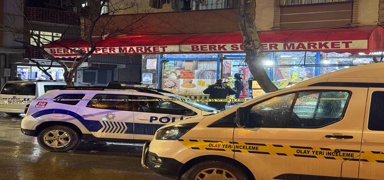 Markete silahl� sald�r�: 1 yaral�