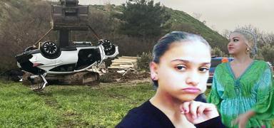 �ki k�z karde� can vermi�ti! Korkun� kazada �arp�c� detay