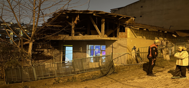 Evde otururken kamyon �arpt�