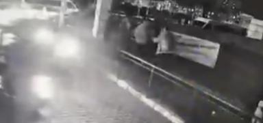 Polis memurunu ve e�ini darbeden 5 ki�i g�zalt�na al�nd�