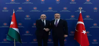 Bakan Fidan, �rd�nl� mevkida�� ile g�r��t�