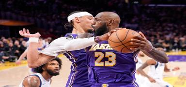 LeBron James �ov yapt�, Los Angeles Lakers kazand�