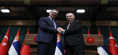 Vucic: Cumhurba�kan� Erdo�an b�y�k bir d�nya lideri