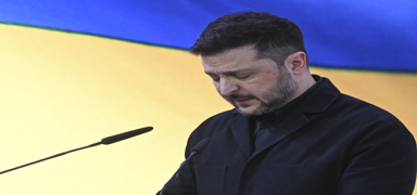 Zelenski'den 'bar��a haz�r�z' mesaj�