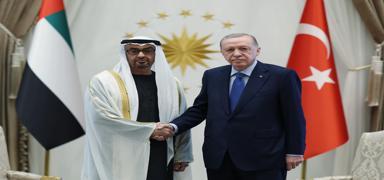 Cumhurba�kan� Erdo�an, BAE lideri el-Nahyan ile g�r��t�